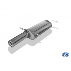 Fox Sportauspuff koncový tlumič výfuku s koncovkou 1x90 Typ 13 pro Citroen Xsara N1 s motorem 1.4, 1.5 D, 1.6, 1.8, 1.8 D, 1.9 TD