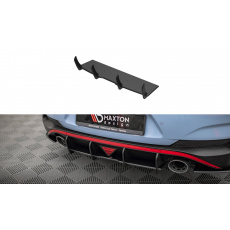 Maxton Design "Street Pro" difuzor zadního nárazníku pro Hyundai i30 N Mk3, plast ABS bez povrchové úpravy, s černou a červenou linkou, Fastback Maxton Design "Street Pro" difuzor zadního nárazníku pro Hyundai i30 N Mk3, plast ABS bez povrchové úpravy, s černou a červenou linkou, Fastback
