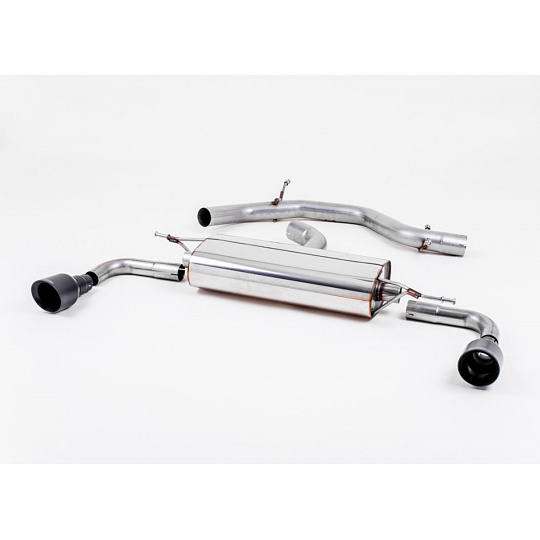 Milltek Sport výfukový systém cat-back bez rezonátoru (hlasitější) pro Volkswagen Golf Mk6 GTi 2.0 TSI 210PS 2009-2013, typ koncovek: GT-100 černé Milltek Sport výfukový systém cat-back bez rezonátoru (hlasitější) pro Volkswagen Golf Mk6 GTi 2.0 TSI 210PS 2009-2013, typ koncovek: GT-100 černé