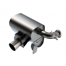 Borla Cat-Back výfukový systém "S-Type" pro Can-Am Maverick X3 900cc Turbo Automat, 2WD/4WD, 2/4 místné, r.v. 2017-2023, typ koncovek: chromové