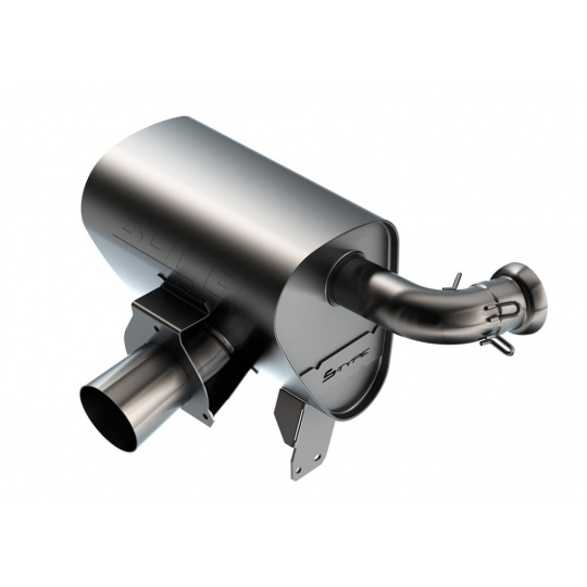 Borla Cat-Back výfukový systém "S-Type" pro Can-Am Maverick X3 900cc Turbo Automat, 2WD/4WD, 2/4 místné, r.v. 2017-2023, typ koncovek: chromové