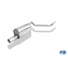 Fox Sportauspuff koncový tlumič výfuku s koncovkou 1x80 Typ 13 pro Volkswagen FOX s motorem 1.2, 1.4