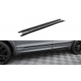 Maxton Design difuzory pod boční prahy pro Volkswagen Tiguan MK2 Standard, černý lesklý plast ABS, pro model Allspace