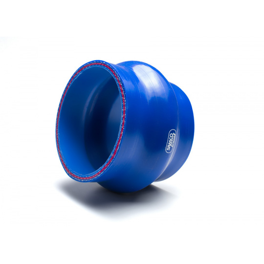 Samco Sport Xtreme teplotně odolná silikonová spojka s kompenzátorem a vnitřním průměrem 63 mm, barva: modrá