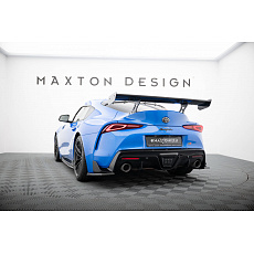 Maxton Design zadní křídlo s široce rozkročenými držáky pro Toyota Supra Mk5, pravý karbon