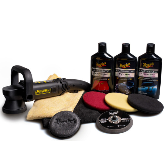 Meguiar's DA Ultimate Kit 5" - kompletní 5palcová sada pro strojní renovaci, leštění a voskování laku