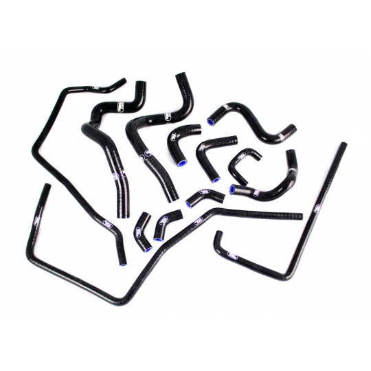 Samco Sport 13-dílná sada silikonových hadic pro doplňkové vedení chladicí kapaliny pro Subaru Impreza GD/GG 2006-2008 Turbo verze 9 Hawkeye (WRX/STi), JDM Import, barva: modrá