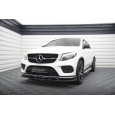 Maxton Design spoiler pod přední nárazník ver.2 pro Mercedes GLE Coupe C292 AMG 43, Coupe C292 AMG-Line, černý lesklý plast ABS