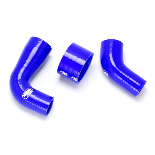 Samco Sport 3-dílná sada silikonových hadic pro vedení tlakového vzduchu pro Subaru Legacy GTB 1996 - on s motorem EJ20H Twin Turbo, barva: modrá