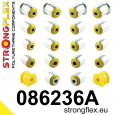 086236A: Strongflex Sada silentbloků zadního zavěšení varianta SPORT