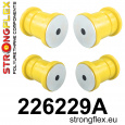 226229A: Strongflex Sada silentbloků zadního nosníku varianta SPORT - od r. v. 29.05.2012