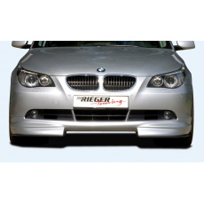 Rieger spoiler pod přední nárazník pro BMW řada 5 E60, E61 sedan, touring před faceliftem, r.v. -08, plast ABS bez povrchové úpravy Rieger spoiler pod přední nárazník pro BMW řada 5 E60, E61 sedan, touring před faceliftem, r.v. -08, plast ABS bez povrchové úpravy