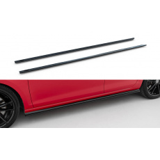 Maxton Design difuzory pod boční prahy ver.2 pro Volkswagen Golf R Mk7 Facelift, černý lesklý plast ABS Maxton Design difuzory pod boční prahy ver.2 pro Volkswagen Golf R Mk7 Facelift, černý lesklý plast ABS