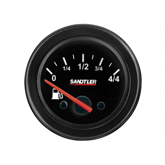 Sandtler série Racing přídavný ukazatel - hladina paliva, barva: černá, varianta: pro pákový snímač