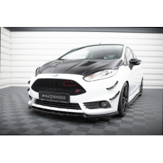 Maxton Design spoiler pod přední nárazník ver.4 pro Ford Fiesta ST Mk7 Facelift, černý lesklý plast ABS Maxton Design spoiler pod přední nárazník ver.4 pro Ford Fiesta ST Mk7 Facelift, černý lesklý plast ABS