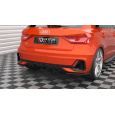 Maxton Design boční difuzory pod zadní nárazník ver.2 pro Audi A1 GB, černý lesklý plast ABS, S-Line