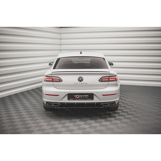 Maxton Design "Street Pro" boční difuzory pod zadní nárazník pro Volkswagen Arteon R-Line Facelift, plast ABS bez povrchové úpravy