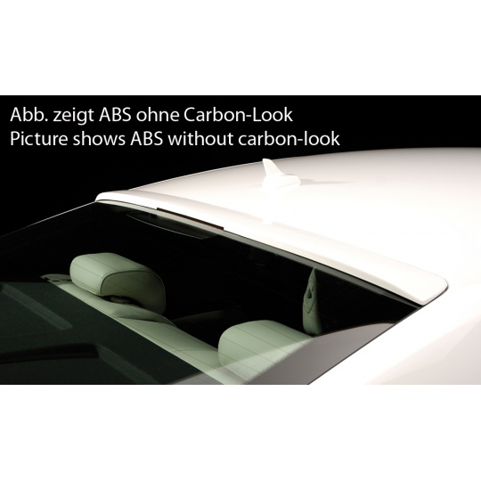 Rieger patka na zadní okno pro Audi A5 S5 B8, B81 kupé vč. faceliftu, 06/07-07/11, 10/11-06/16, plast ABS s povrchovou úpravou Carbon-Look