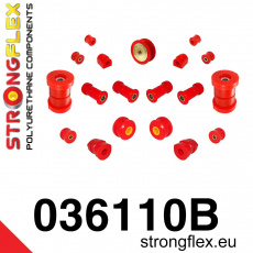 036110B: Strongflex Kompletní sada silentbloků pro zavěšení 036110B: Strongflex Kompletní sada silentbloků pro zavěšení