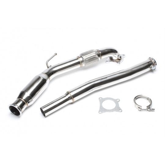 TA Technix downpipe VW Eos (1F) / Golf 5 (1K) / Golf 6 (5K) s 200článkovým katalyzátorem - průměr 76mm