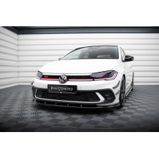 Maxton Design spoiler pod přední nárazník pro Volkswagen Polo GTI Mk6 Facelift, černý lesklý plast ABS Maxton Design spoiler pod přední nárazník pro Volkswagen Polo GTI Mk6 Facelift, černý lesklý plast ABS