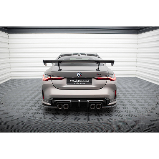 Maxton Design zadní křídlo s úzce rozkročenými držáky pro BMW M4 G82, G82 Facelift, pravý karbon