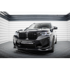 Maxton Design spoiler pod přední nárazník ver.2 pro BMW X3 M F97, černý lesklý plast ABS