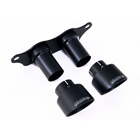 Milltek Sport koncovky pro Porsche 911 991.2 GT3 / GT3 RS 2018-2020, GT-100 černé koncovky Milltek Sport koncovky pro Porsche 911 991.2 GT3 / GT3 RS 2018-2020, GT-100 černé koncovky