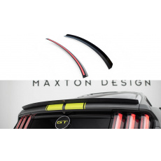 Maxton Design prodloužení spoileru pro Ford Mustang Mk6, černý lesklý plast ABS Maxton Design prodloužení spoileru pro Ford Mustang Mk6, černý lesklý plast ABS