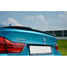 Maxton Design prodloužení spoileru pro BMW řada 4 F36, černý lesklý plast ABS