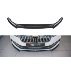 Maxton Design spoiler pod přední nárazník ver.1 pro Škoda Superb Mk3 FL Facelift, černý lesklý plast ABS Maxton Design spoiler pod přední nárazník ver.1 pro Škoda Superb Mk3 FL Facelift, černý lesklý plast ABS