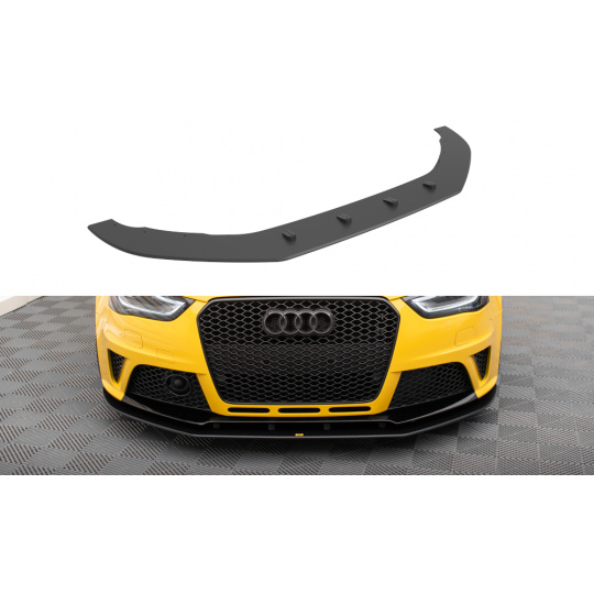 Maxton Design "Street Pro" spoiler pod přední nárazník pro Audi RS4 B8, plast ABS bez povrchové úpravy