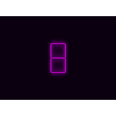 Kompletní LED čtyřhranné svítidlo růžové, rozměr: 2 elementy 44 x 88 cm Kompletní LED čtyřhranné svítidlo růžové, rozměr: 2 elementy 44 x 88 cm