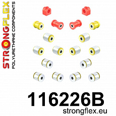 116226B: Strongflex Sada silentbloků zadního zavěšení