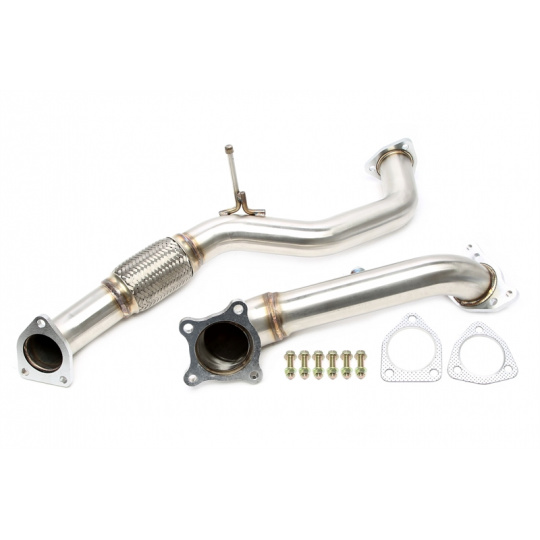 TA Technix downpipe + trubka bez katalyzátoru Honda Civic Type-R (FK8, 2017-2022)