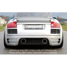 Rieger zadní nárazník pro Audi TT 8N kupé, roadster, plast ABS bez povrchové úpravy