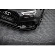 Maxton Design rohové spoilery pod přední nárazník pro Audi RS3 8V Facelift, plast ABS bez povrchové úpravy