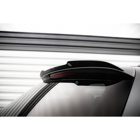 Maxton Design prodloužení spoileru pro Audi A4 B8 FL, černý lesklý plast ABS, Avant S-Line
