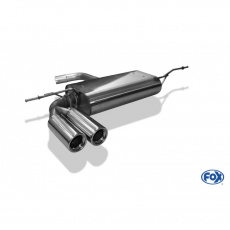 Fox Sportauspuff koncový tlumič výfuku s koncovkou 2x76 Typ 13 pro Audi A3 8P s motorem 1.2, 1.4 TFSI, 1.6, 1.6 TDI, 1.9 TDI, 2.0, 2.0 TDI, 3dvéř.