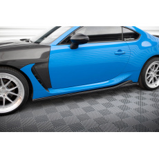 Maxton Design difuzory pod boční prahy pro Toyota GR86 Mk1, černý lesklý plast ABS