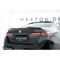 Maxton Design prodloužení spoileru 3d pro BMW řada 5 G60 M-Pack, černý lesklý plast ABS