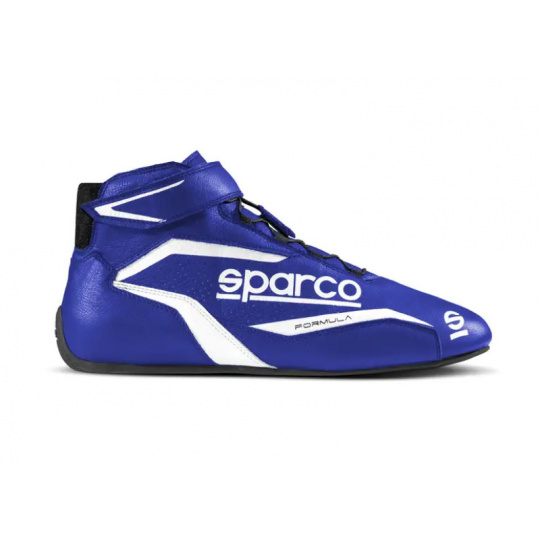 Závodní boty Sparco Formula s homologací FIA, Barva: modro-bílá, Velikost: 39