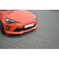 Maxton Design spoiler pod přední nárazník ver.3 pro Toyota GT86 FL, černý lesklý plast ABS