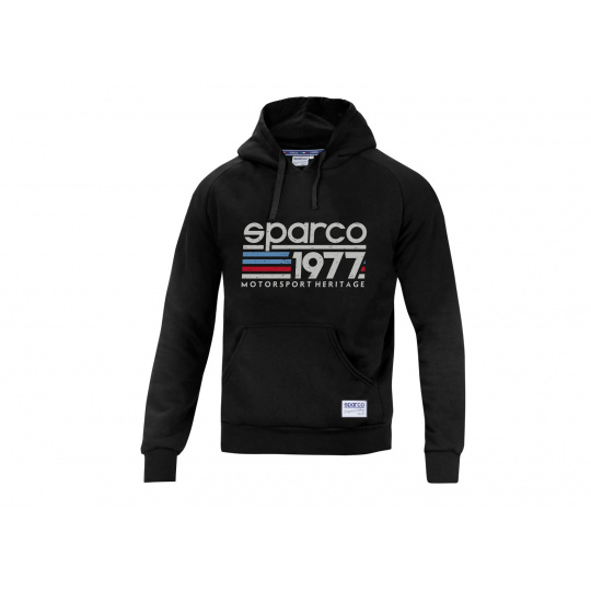 Sparco mikina 1977, barva: černá, velikost: XL