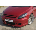Rieger lipa pod přední nárazník Rieger pro Peugeot 307 break, combi, convertible CC, sedan před faceliftem, 04/01-04/05, plast ABS bez povrchové úpravy