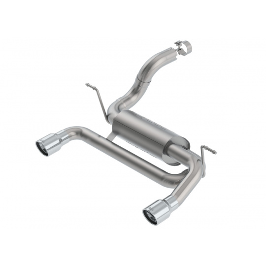 Borla koncový díl výfuku "ATAK" pro Jeep Wrangler JL/JLU 2.0l Turbo 2/4-dvéř. r.v. 2018-2020, typ koncovek: chromové