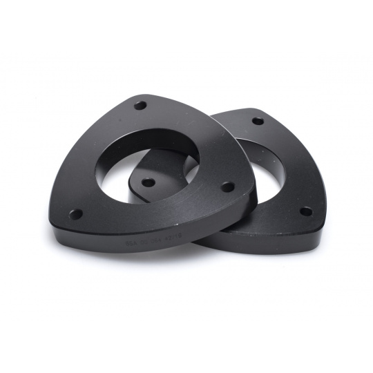 ST Suspensions podložky pro zvýšení vozu pro Audi A3 Saloon, 8V, GY, AWD, FWD, FWD, zvýšení přední nápravy +20 mm