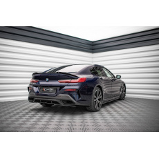 Maxton Design prodloužení spoileru pro BMW řada 8 Gran Coupe/G16, černý lesklý plast ABS