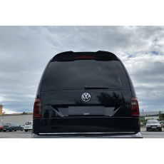 Maxton Design prodloužení spoileru pro Volkswagen Caddy Mk 4, černý lesklý plast ABS