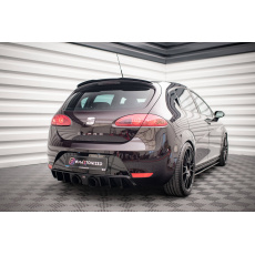 Maxton Design prodloužení spoileru pro Seat Leon Cupra Mk2, černý lesklý plast ABS